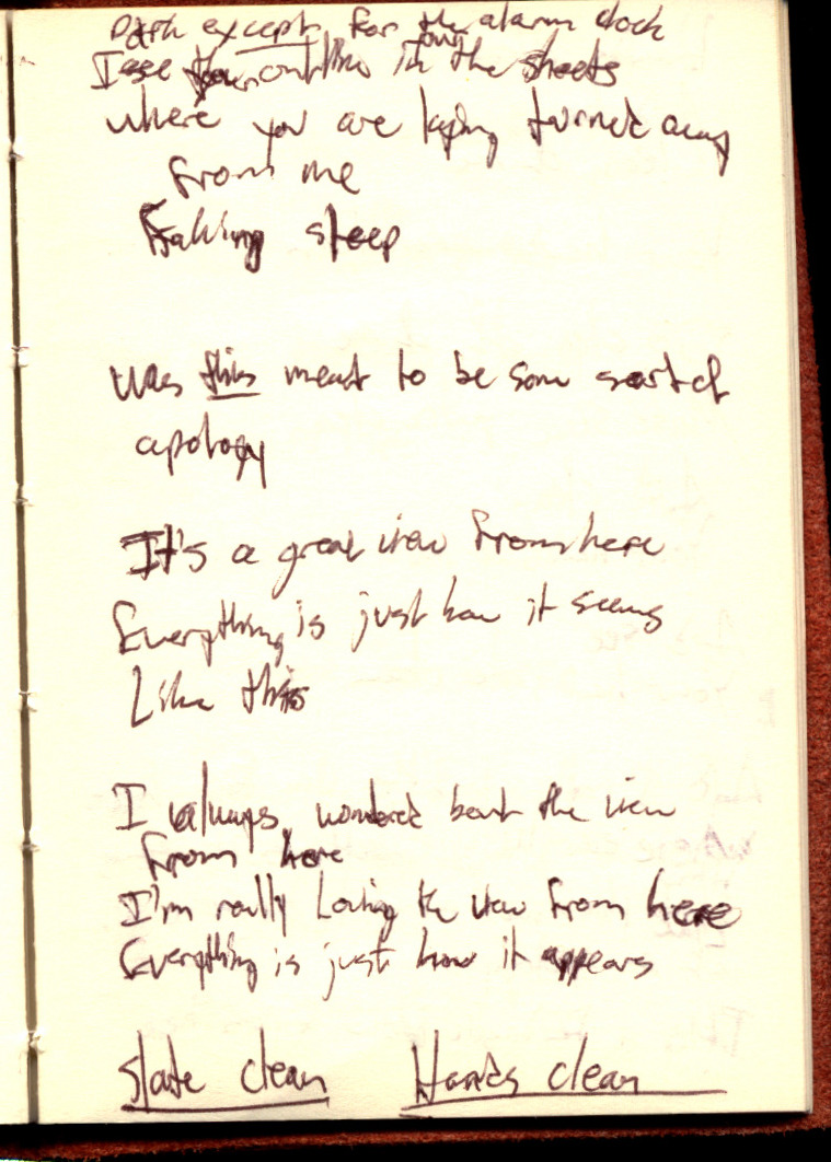 Nightlight Lyrics Sheet 10